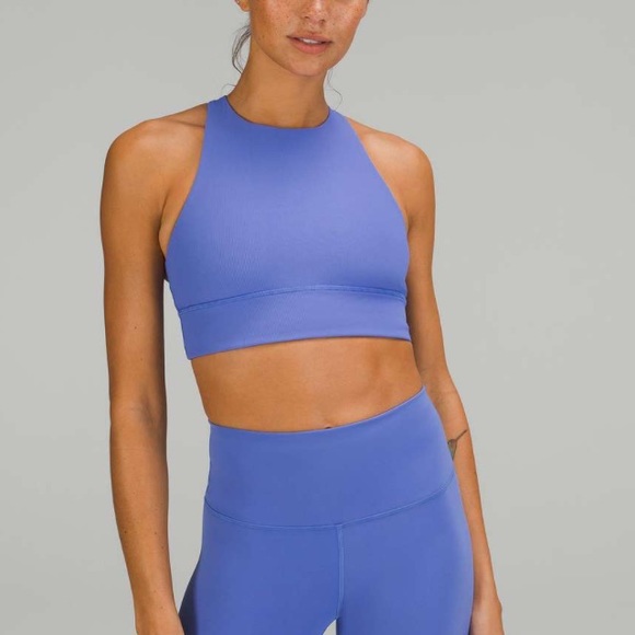 Lululemon Energy High-Neck Ribbed Bra *Medium Support, B–D Cups - Red - Picture 4 of 5